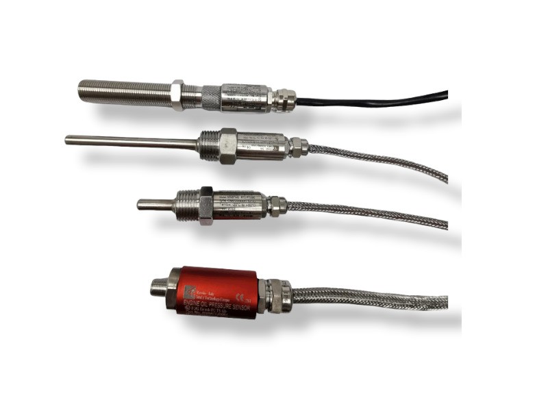 Ex mb-rated sensor family — magnetic pickup, RTD, oil pressure sensor