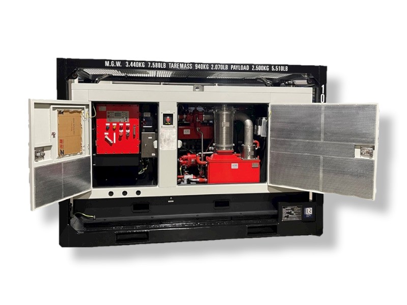 45 kVA Zone 2 diesel generator — ATEX Zone 2 certified skid unit